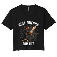 Funny Doberman Design For  Doberman Pinscher Lovers Crop Top