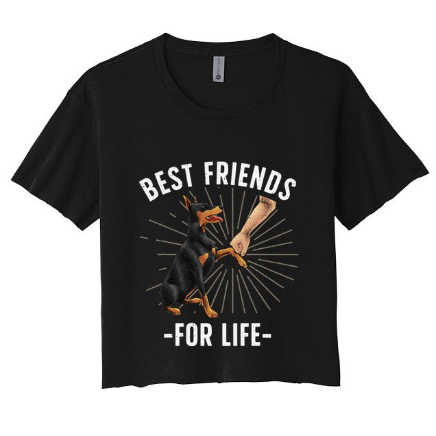 Funny Doberman Design For  Doberman Pinscher Lovers Crop Top