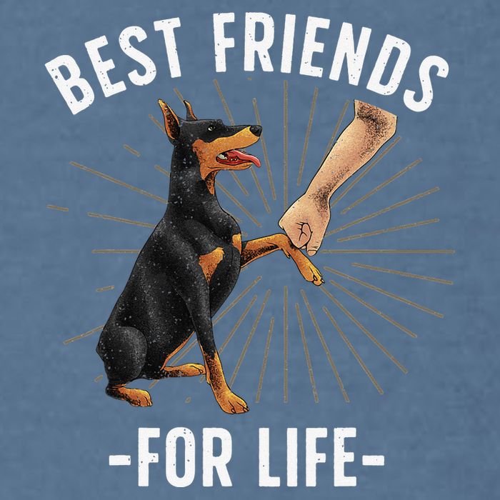 Funny Doberman Design For  Doberman Pinscher Lovers Garment-Dyed Sweatshirt