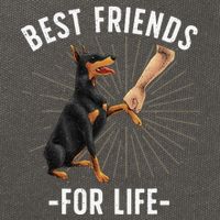 Funny Doberman Design For  Doberman Pinscher Lovers Cotton Canvas Backpack