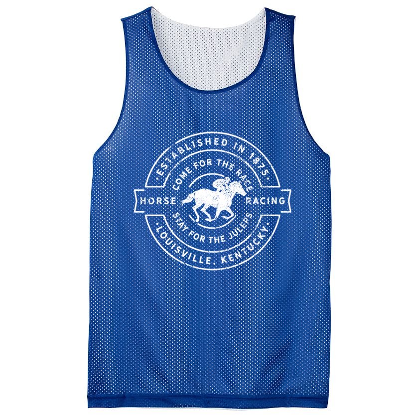 Funny Derby Day Kentucky Horse Racing And Mint Juleps Gift Mesh Reversible Basketball Jersey Tank