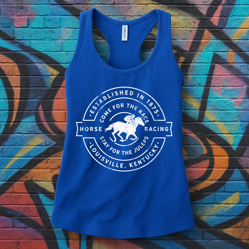Funny Derby Day Kentucky Horse Racing And Mint Juleps Gift Womens Tank Top