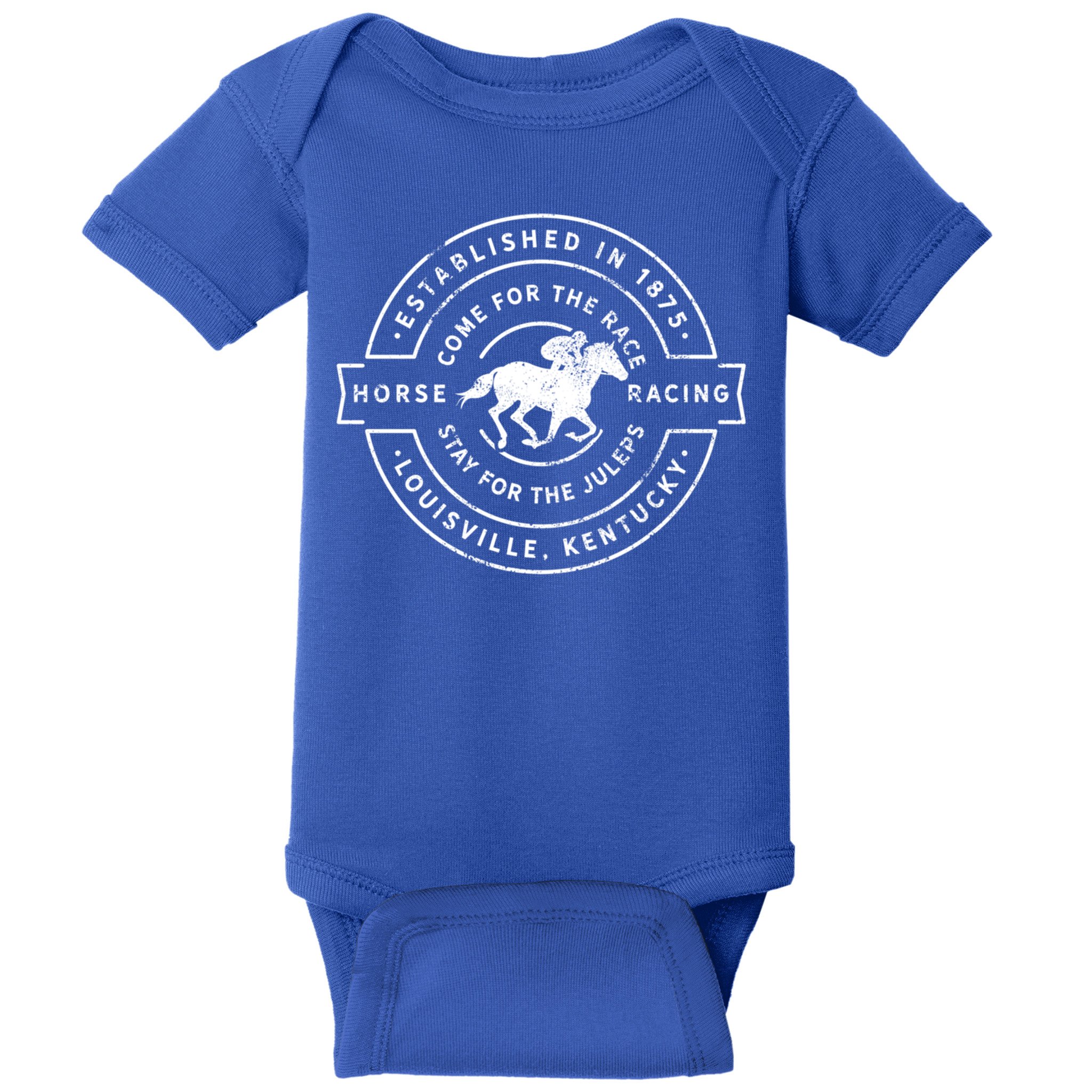 Funny Derby Day Kentucky Horse Racing And Mint Juleps Gift Baby Bodysuit