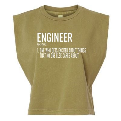 Father's Day Definition Of An Engineering Gifts For Engineers Gifts For Dad Fami Garment-Dyed Women's Muscle Tee