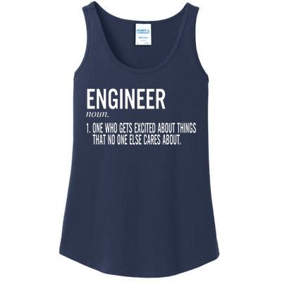 Father's Day Definition Of An Engineering Gifts For Engineers Gifts For Dad Fami Ladies Essential Tank