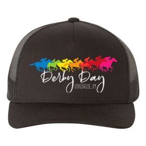 Funny Derby Day Louisville Kentucky Style Horse Racing Yupoong Adult 5-Panel Trucker Hat