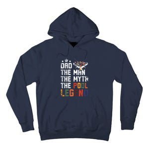 Father's Day Dad The Pool Billiards Legend Gift For Dad Tall Hoodie