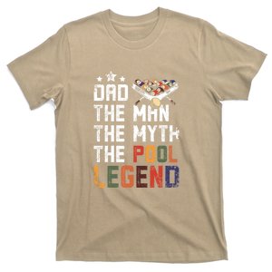 Father's Day Dad The Pool Billiards Legend Gift For Dad T-Shirt