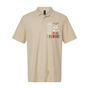 Father's Day Dad The Pool Billiards Legend Gift For Dad Softstyle Adult Sport Polo