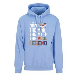 Father's Day Dad The Pool Billiards Legend Gift For Dad Unisex Surf Hoodie