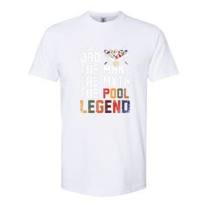 Father's Day Dad The Pool Billiards Legend Gift For Dad Softstyle CVC T-Shirt