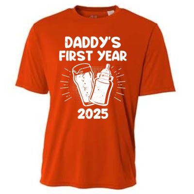 FatherS Day DaddyS First Year 2025 Fathers Great Gift Cooling Performance Crew T-Shirt