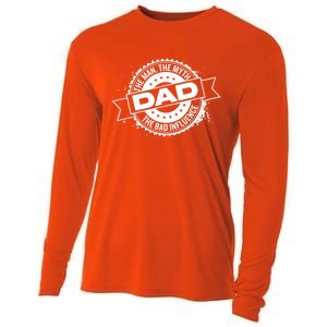 Fathers Day Dad The The Myth The Bad Influence Gift Cooling Performance Long Sleeve Crew