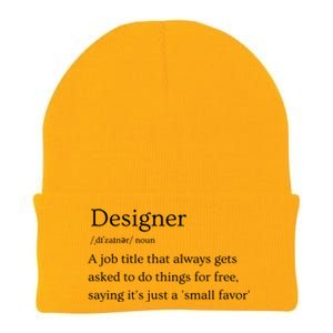 Funny Designer Definition Knit Cap Winter Beanie