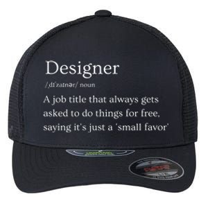 Funny Designer Definition Flexfit Unipanel Trucker Cap