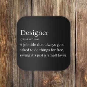 Funny Designer Definition Coaster