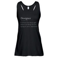 Funny Designer Definition Ladies Essential Flowy Tank