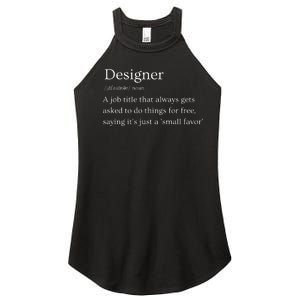 Funny Designer Definition Women's Perfect Tri Rocker Tank