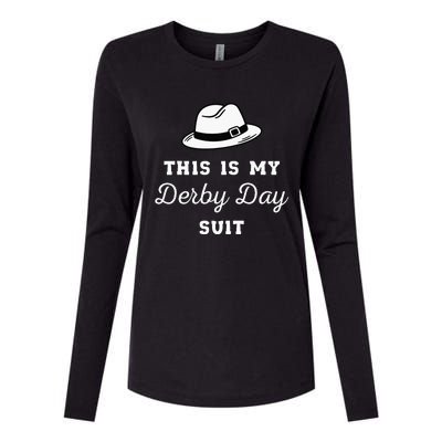 Funny Derby Day Kentucky Attire 2024 Womens Cotton Relaxed Long Sleeve T-Shirt