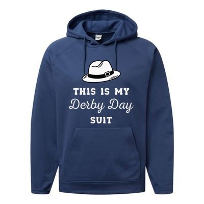 Funny Derby Day Kentucky Attire 2024 Performance Fleece Hoodie