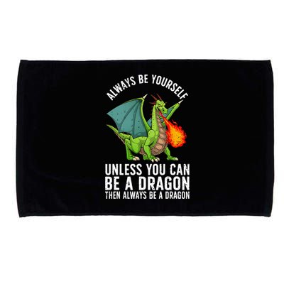 Funny Dragon Design For Men Women Kids Fantasy Dragon Lover Microfiber Hand Towel