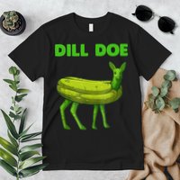 Funny Dill Doe Women Deer Green Dill Pickle Veggie Lover Premium T-Shirt