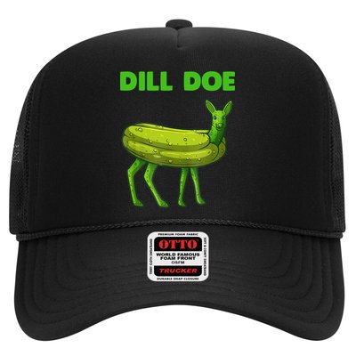 Funny Dill Doe Women Deer Green Dill Pickle Veggie Lover Trucker Hat