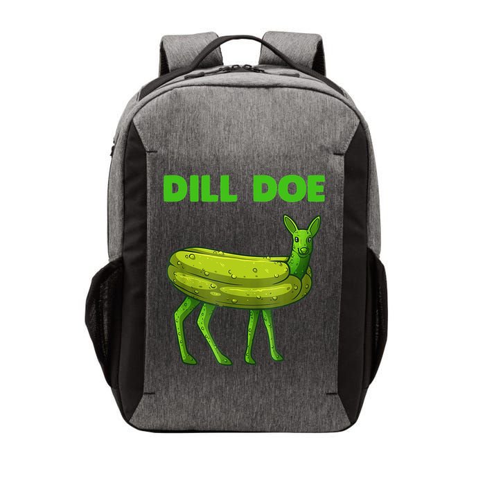 Funny Dill Doe Women Deer Green Dill Pickle Veggie Lover Vector Backpack