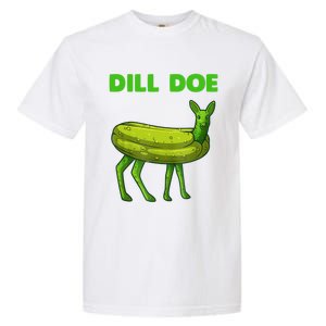 Funny Dill Doe Women Deer Green Dill Pickle Veggie Lover Garment-Dyed Heavyweight T-Shirt