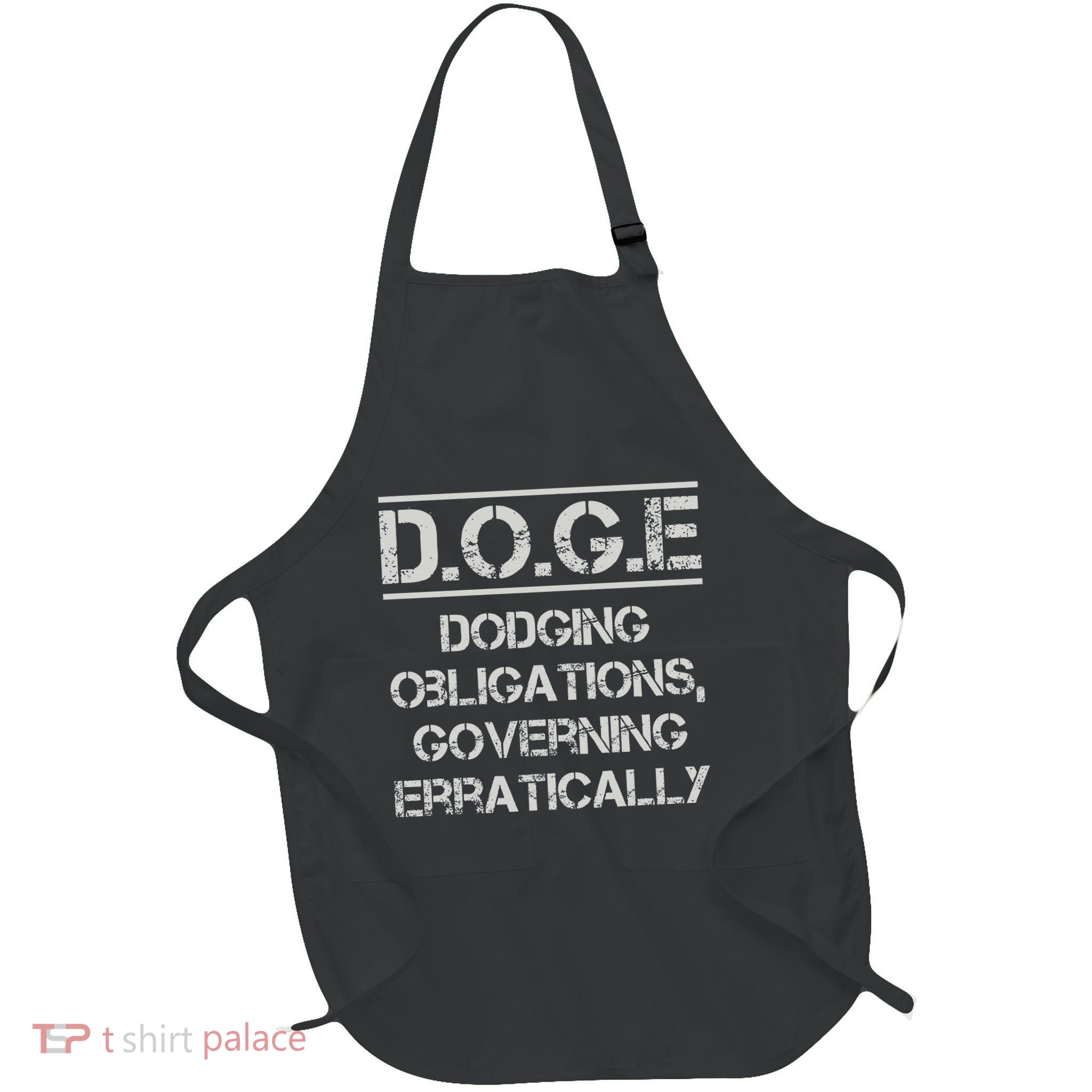 Funny Doge. Dodging Obligations Governing Erratically Full-Length Apron With Pockets