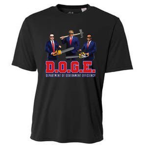 Funny D.O.G.E. (Department Of Government Efficiency) Doge Gift Cooling Performance Crew T-Shirt