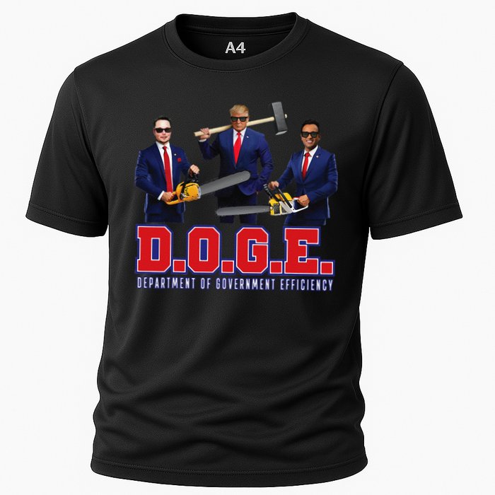 Funny D.O.G.E. (Department Of Government Efficiency) Doge Gift Cooling Performance Crew T-Shirt