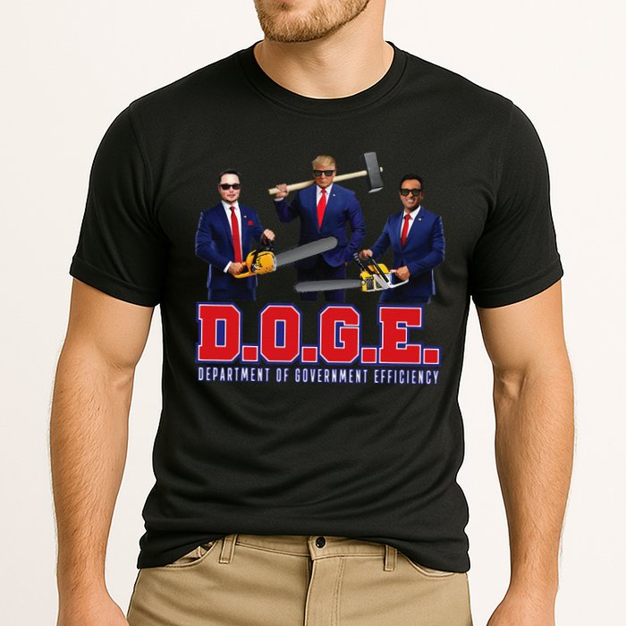 Funny D.O.G.E. (Department Of Government Efficiency) Doge Gift Cooling Performance Crew T-Shirt