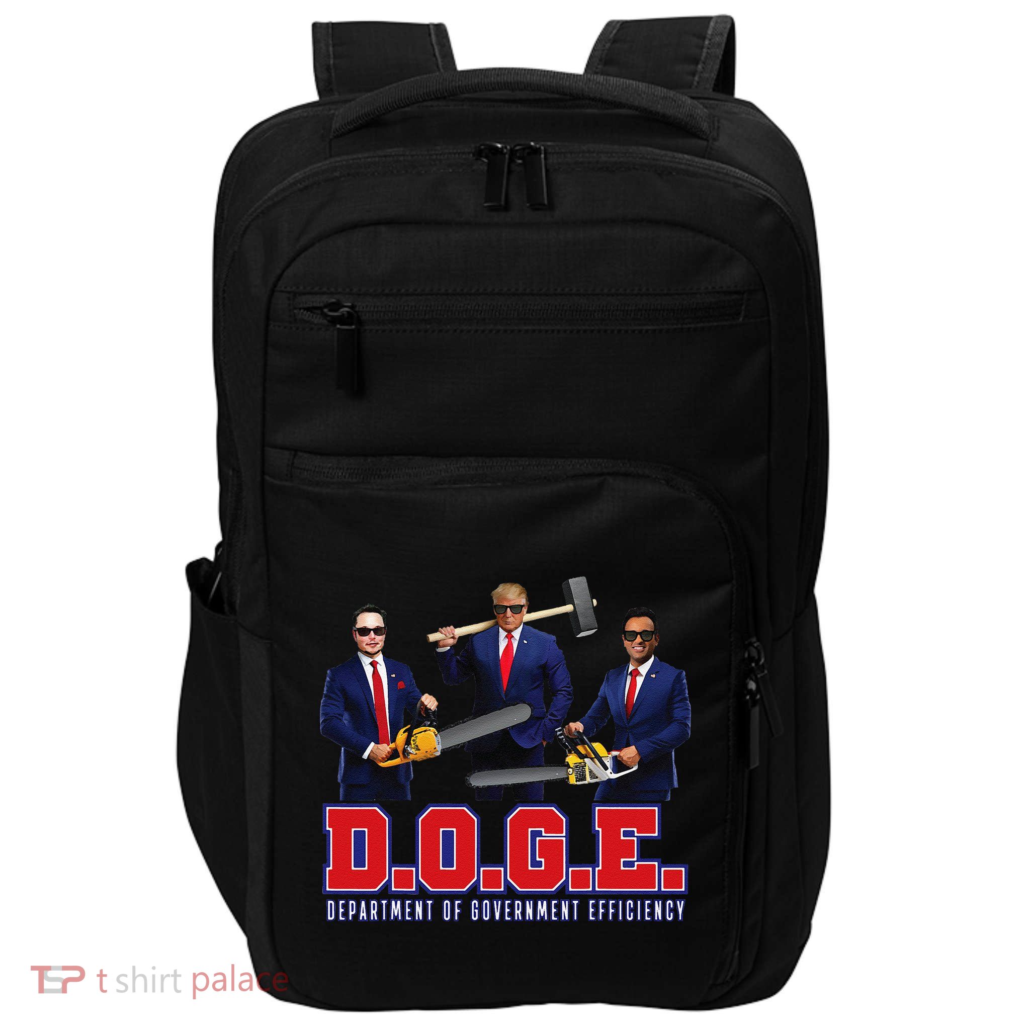 Funny D.O.G.E. (Department Of Government Efficiency) Doge Gift Impact Tech Backpack