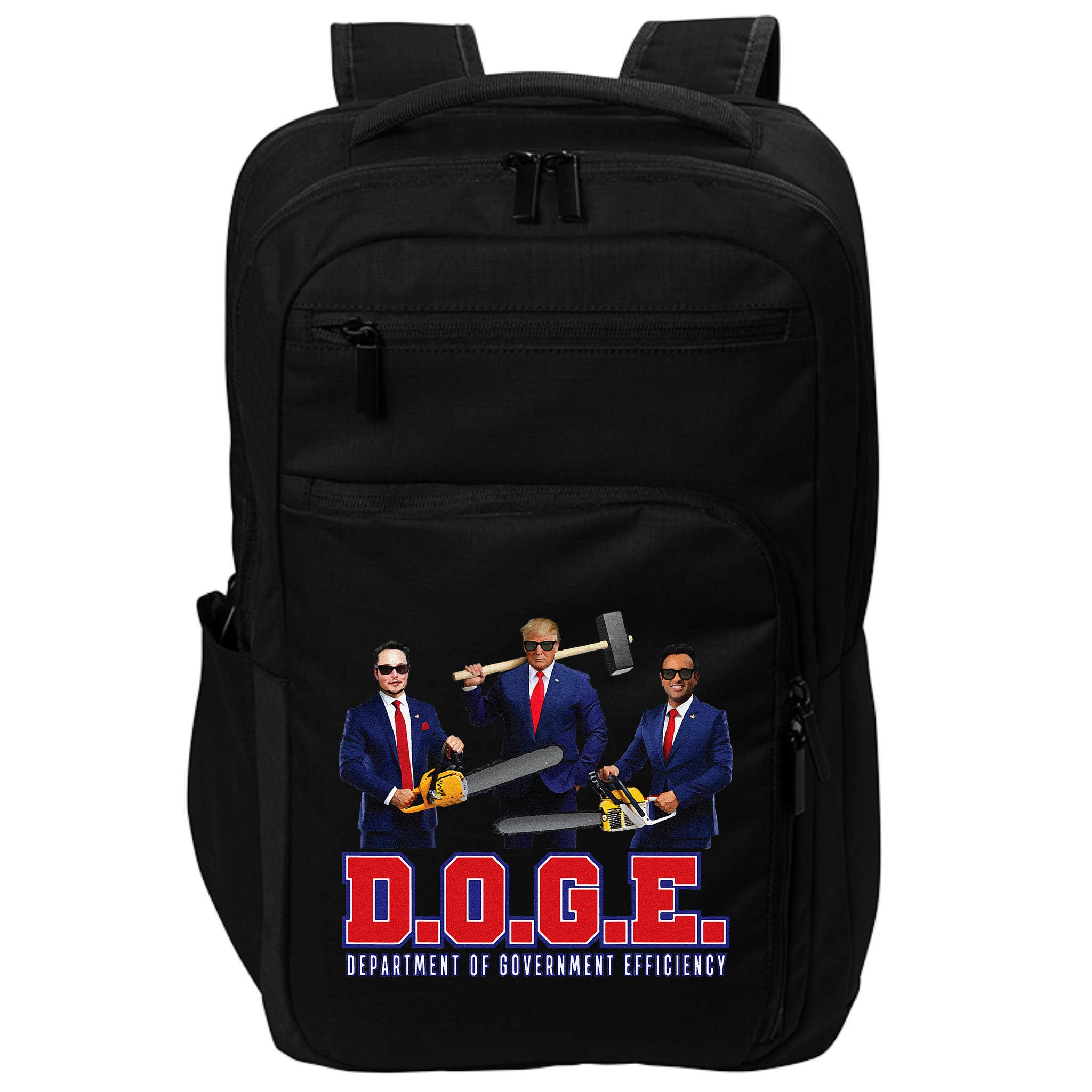 Funny D.O.G.E. (Department Of Government Efficiency) Doge Gift Impact Tech Backpack