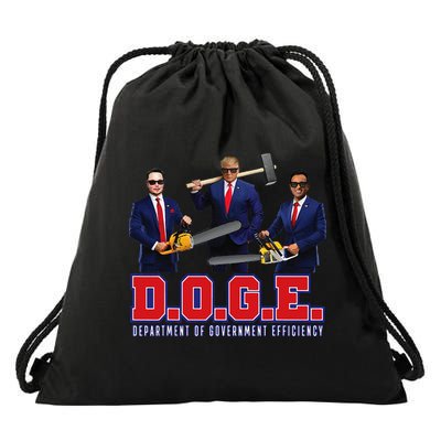 Funny D.O.G.E. (Department Of Government Efficiency) Doge Gift Drawstring Bag