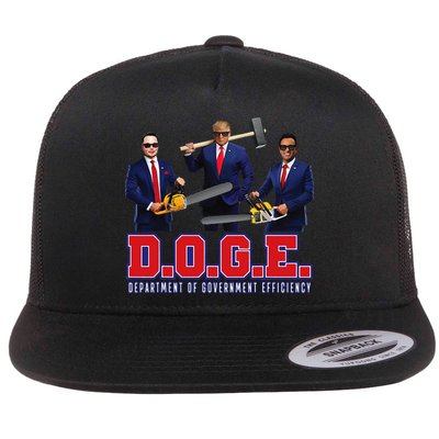 Funny D.O.G.E. (Department Of Government Efficiency) Doge Gift Flatbill Hat