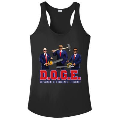 Funny D.O.G.E. (Department Of Government Efficiency) Doge Gift Ladies PosiCharge Competitor Racerback Tank