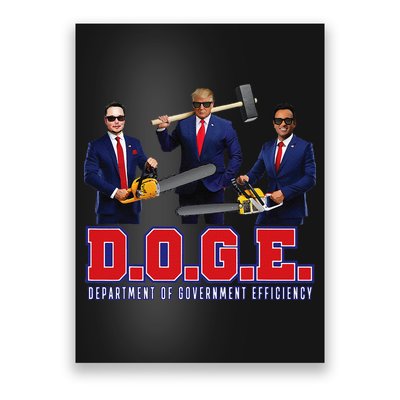 Funny D.O.G.E. (Department Of Government Efficiency) Doge Gift Poster