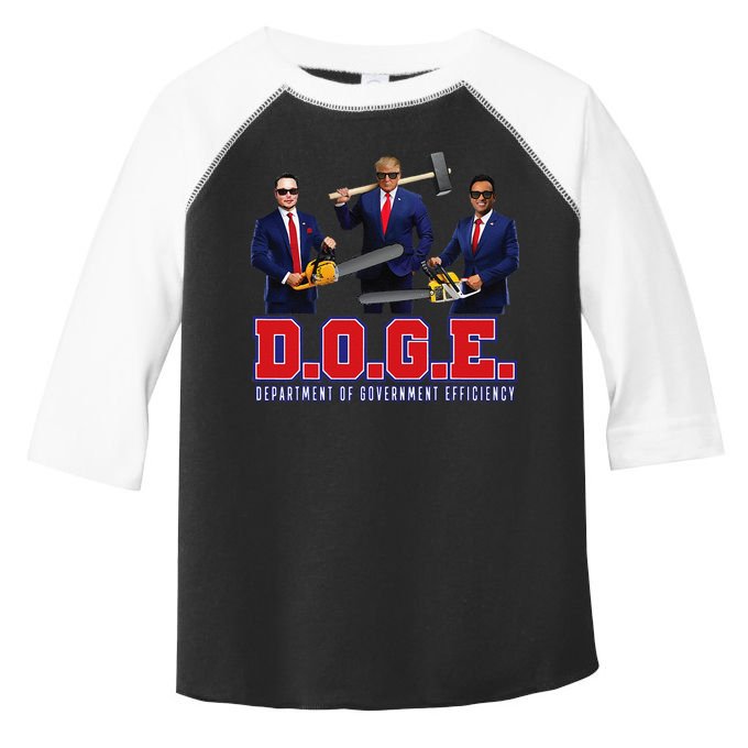 Funny D.O.G.E. (Department Of Government Efficiency) Doge Gift Toddler Fine Jersey T-Shirt