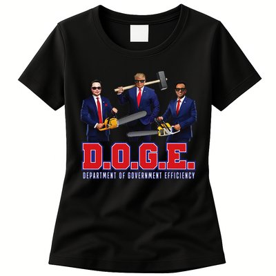 Funny D.O.G.E. (Department Of Government Efficiency) Doge Gift Womens T-Shirt