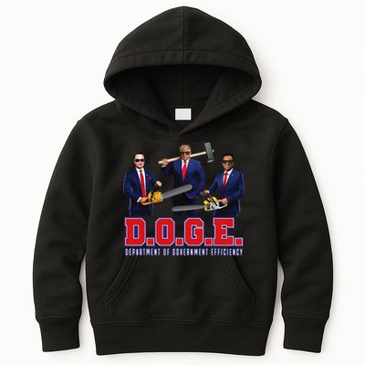 Funny D.O.G.E. (Department Of Government Efficiency) Doge Gift Kids Hoodie