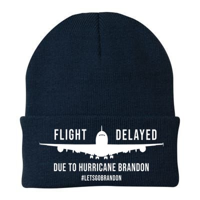 Flight Delayed Due To Hurricane Brandon #LetsGoBrandon Beanie