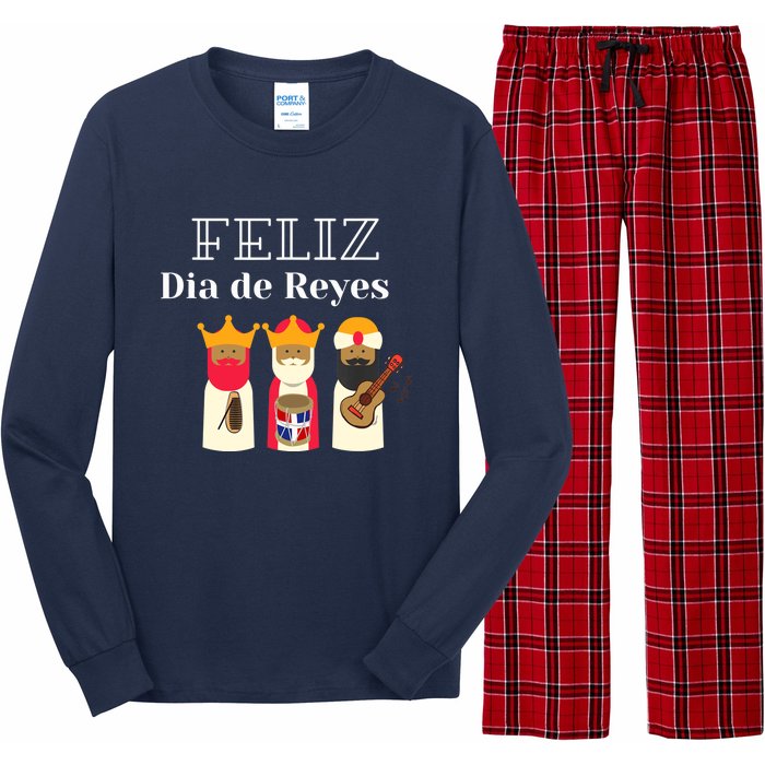 Feliz Día De Los Reyes Dominicanos Long Sleeve Pajama Set