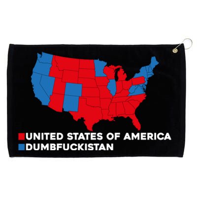 Funny Dumbfuckistan Election Map United States Of America Dumbfuckistan Grommeted Golf Towel