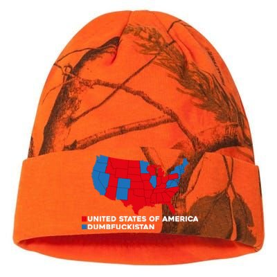 Funny Dumbfuckistan Election Map United States Of America Dumbfuckistan Kati Licensed 12" Camo Beanie