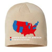 Funny Dumbfuckistan Election Map United States Of America Dumbfuckistan Sustainable Beanie