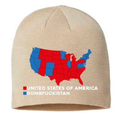 Funny Dumbfuckistan Election Map United States Of America Dumbfuckistan Sustainable Beanie