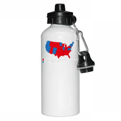 Funny Dumbfuckistan Election Map United States Of America Dumbfuckistan Aluminum Water Bottle