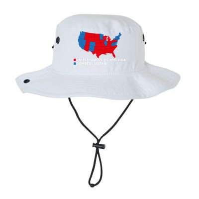 Funny Dumbfuckistan Election Map United States Of America Dumbfuckistan Legacy Cool Fit Booney Bucket Hat